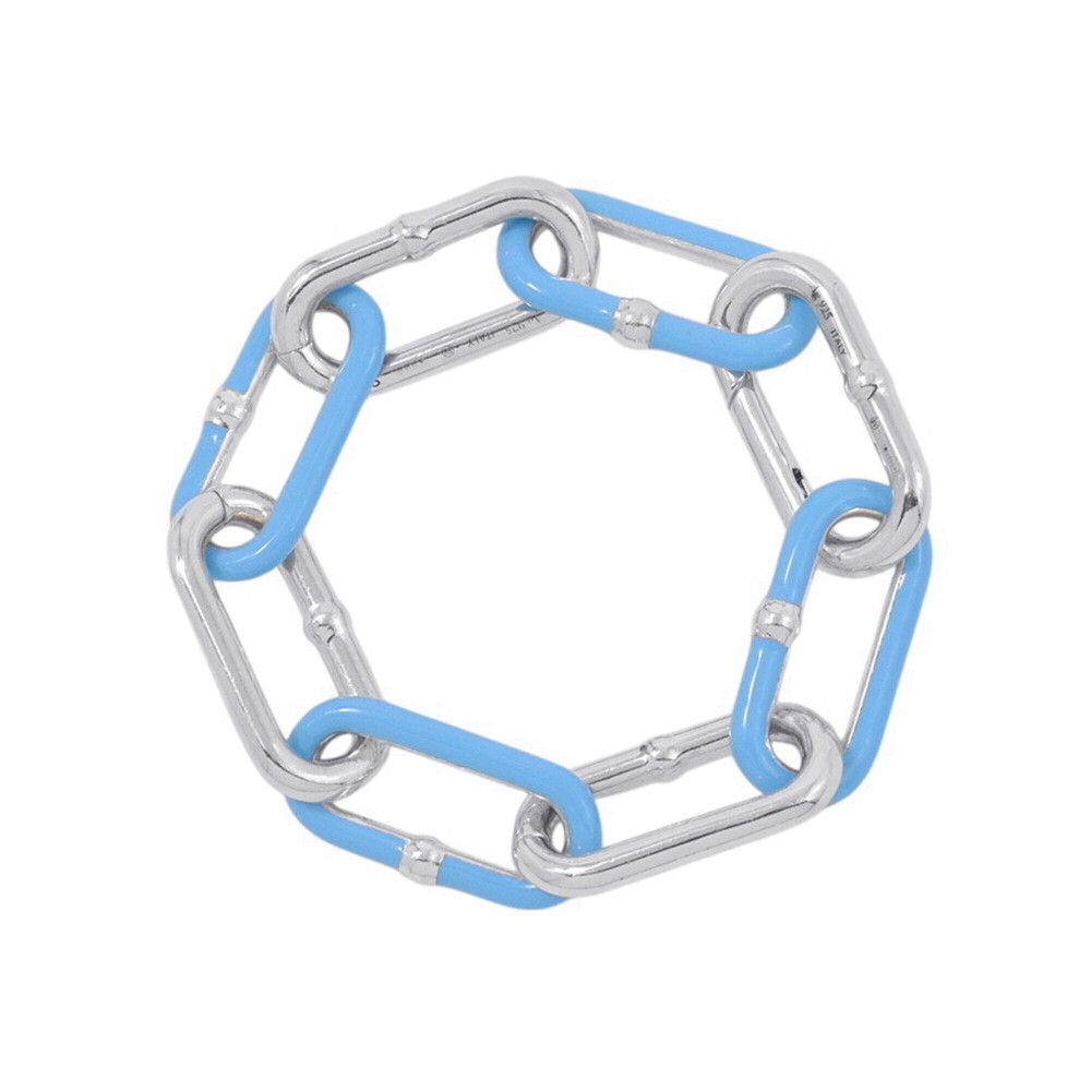 BOTTEGA VENETA Silver Charm Bracelet